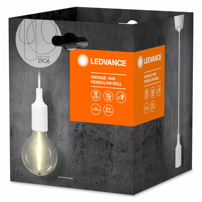 Ledvance Pendelleuchte E27 weiß Vinta #4099854092688