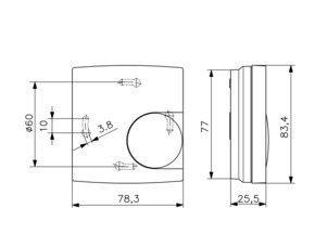 Alre-it Raumtemperaturregler 530 Grd.C, 230VAC RTBSB-001.000/01