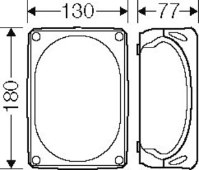 Hensel Kabelabzweigkasten 1,5-6qmm 3phasig WP 1006 B