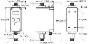 Turck Inline-Sensor Auswertelektronik FTCI-G1/4 #100004083