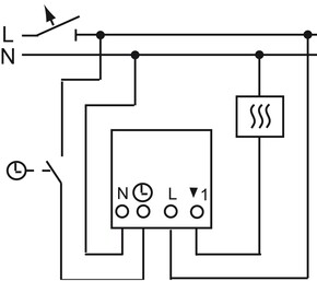 Busch-Jaeger Raumtemp.regler-Einsatz 24V, 1A 1096 UTA