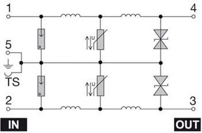 Weidmüller Überspannungsschutz MCZOVPSL48VUC1,25A