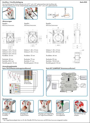 WAGO GmbH & Co. KG Aufsteck-Stromwandler 600A/5A 855-305/600-1001