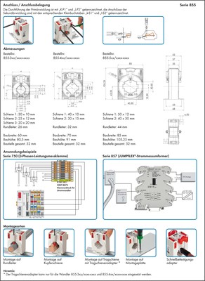 WAGO GmbH & Co. KG Aufsteck-Stromwandler 1000A/1A 855-501/1000-1001