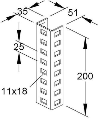 Niedax Längsverbinder VB 6040