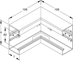 HKL Inneneck cws Brüstungskanalsystem BI1058.6