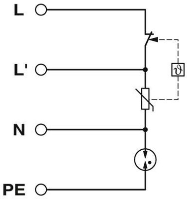 Phoenix Contact Überspannungsableiter BLT-T2-1S-320-UT