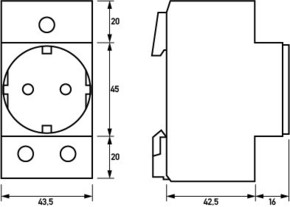 Doepke Einbausteckdose RDS 6