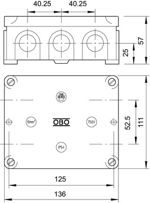 OBO Bettermann Vertr Kabelkasten B 11 M