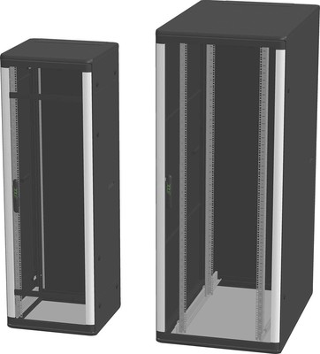 Enoc Standschrank 42 HE 800x800x2000 schwarz F1 8820-S