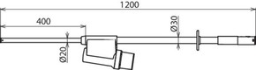 DEHN Spannungsprüfer PHE4 22kV 50Hz Kat. S PHE4 22 S