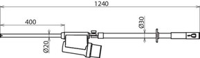 DEHN Spannungsprüfer PHE4 20kV 50 Hz Kat. S PHE4 20 S ZK