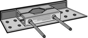 Televes Mastfuß bis 89 mm Zange MAFU7689