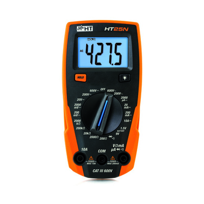 HT Instruments Kompaktes Multimeter mit Batterietester HT25N