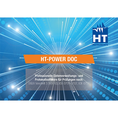 HT Instruments Protokollsoftware Datenbankfunktional. HT-Power Doc