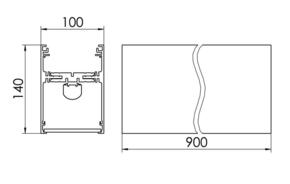 Ridi-Leuchten LED-Profilleuchte 3000K LINE-D #SPN0000086AQ