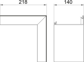 OBO Bettermann Vertr Oberteil Inneneck Design Style OT I Style EL