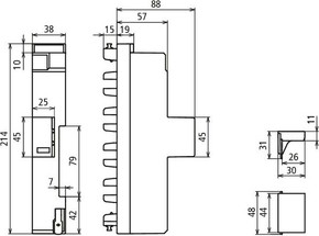 DEHN Kombi-Ableiter DSH ZP B2 TNC 255