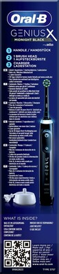 ORAL-B Oral-B Zahnbürste Midnight Black Genius X Midnight Bl