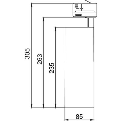 Brumberg Leuchten LED-Schienenstrahler 930, weiß 88397173