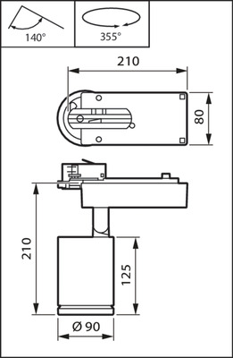 Philips Lighting LED-Strahler 830 weiß ST770T LED #00989900