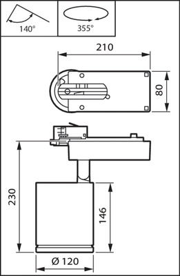 Philips Lighting LED-Strahler 830 weiß ST780T LED #01014700