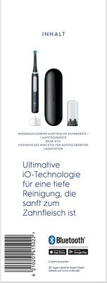 ORAL-B Oral-B Zahnbürste+Etui Magnet-Technologie iO 4 +Reiseetui sw