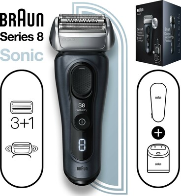 BRAUN Rasierer Series8 System 8463cc Wet/Dry