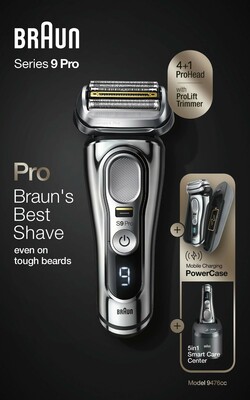 BRAUN Rasierer Series9 System 9476cc Wet/Dry