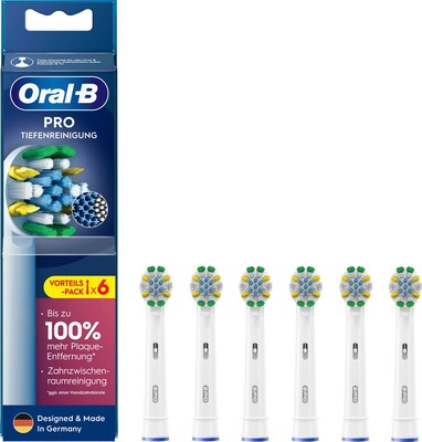 ORAL-B Oral-B Aufsteckbürste Mundpflege-Zubehör EB Pro Tiefenr 6er