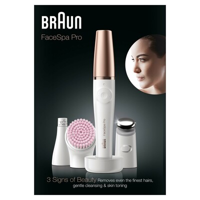 BRAUN Epilierer/Peeling Gesichtsreinigung FaceSpa Pro 912