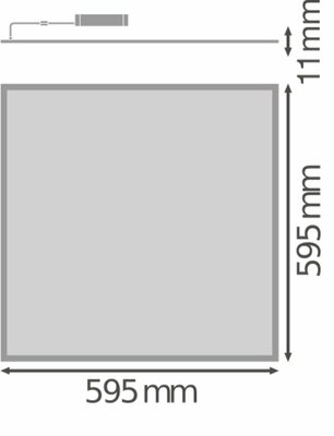 Ledvance LED-Panel M600 HCL, TW, DALI BIO.HCLPL600S40WTWD.