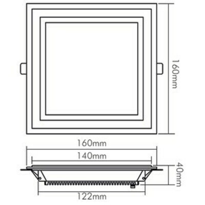 Nobile LED-Glas-Panel 830, 350mA 1560906112