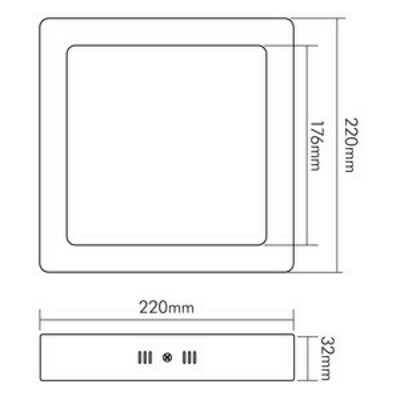 Nobile LED-Aufbau-Panel 840, dim. 1561611311