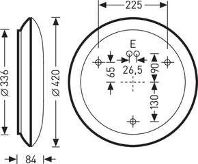 Trilux LED-Wannenleuchte 840, DALI, weiß 74R G2 WD2DW#7858051