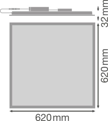 Ledvance LED-Panel M625 930/940 CPS PLCMFT625P36WCCT CPS