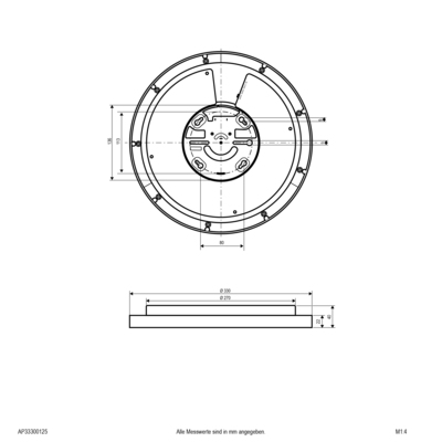 EVN Lichttechnik LED-Anbauleuchte CCT AP33300125