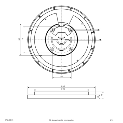 EVN Lichttechnik LED-Anbauleuchte CCT AP44400125