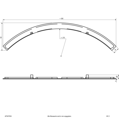 EVN Lichttechnik Gehäusering AP54FR04