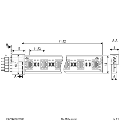 EVN Lichttechnik LED-Strip IP67 5m für Sauna IC6724420509902