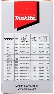 Makita Sägekette 11,5cm 1,3mm 1/4Z HM 191G95-7