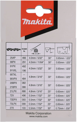 Makita Sägekette 40cm 1,1mm 3/8Z HM 191H03-4