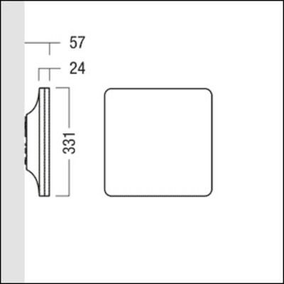 Zumtobel Group LED-Wandleuchte 927 CAELA QMA #60819092