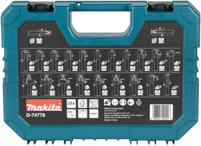 Makita Fräser-Set 8mm 22Stk D-74778