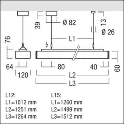 Zumtobel Group LED-Anbau/Pendelleuchte 940 ECOOS2 3500#42933524