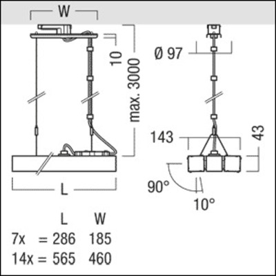 Zumtobel Group LED-Strahler 830 SCENO 1X14 #42188469