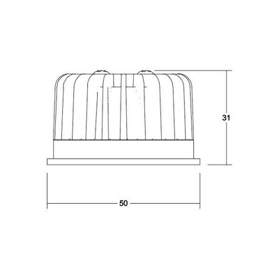 Brumberg Leuchten LED-Einsatz 350 mA mit Linsenoptik 12920604