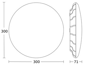 Steinel Sensor-LED-Innenleuchte 3000K RS PRO S20 SC IP65ww