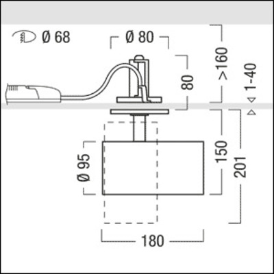 Zumtobel Group LED-Halbeinbaustrahler 930 V2-SRM2500 #62917360