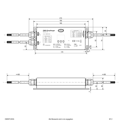 EVN Lichttechnik DMX-Controller DMX67C4X5A